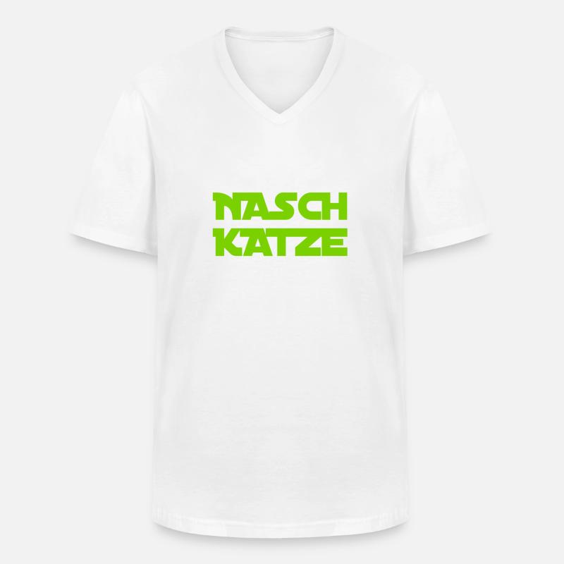 Le grignotage, c’est mon truc - T-shirt col V Homme - blanc