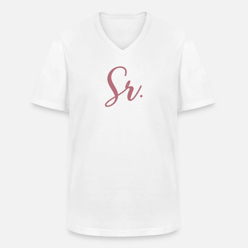 Sr. Verlobungsgeschenk Bräutigam wird Hochzeitsfeier - Männer-T-Shirt mit V-Ausschnitt - Weiß