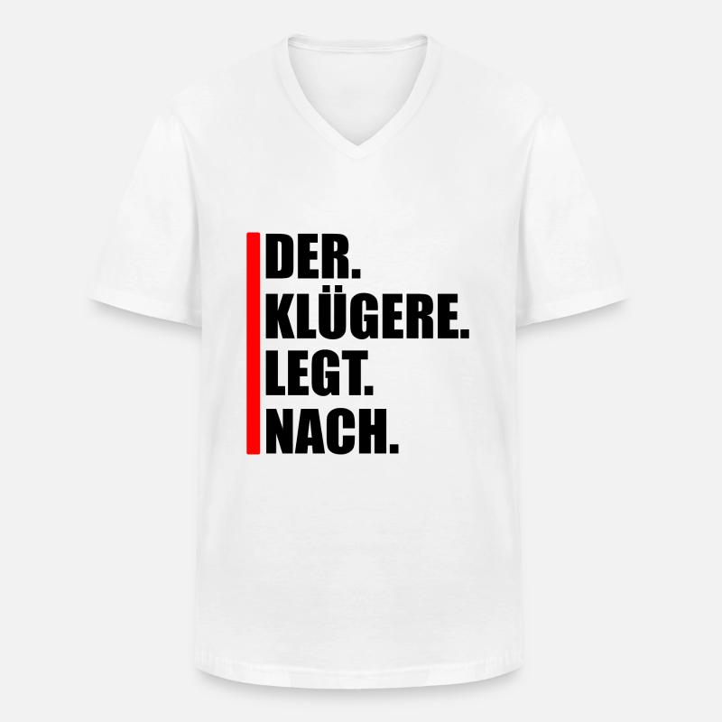 Rave Raver Techno - Männer-T-Shirt mit V-Ausschnitt - Weiß