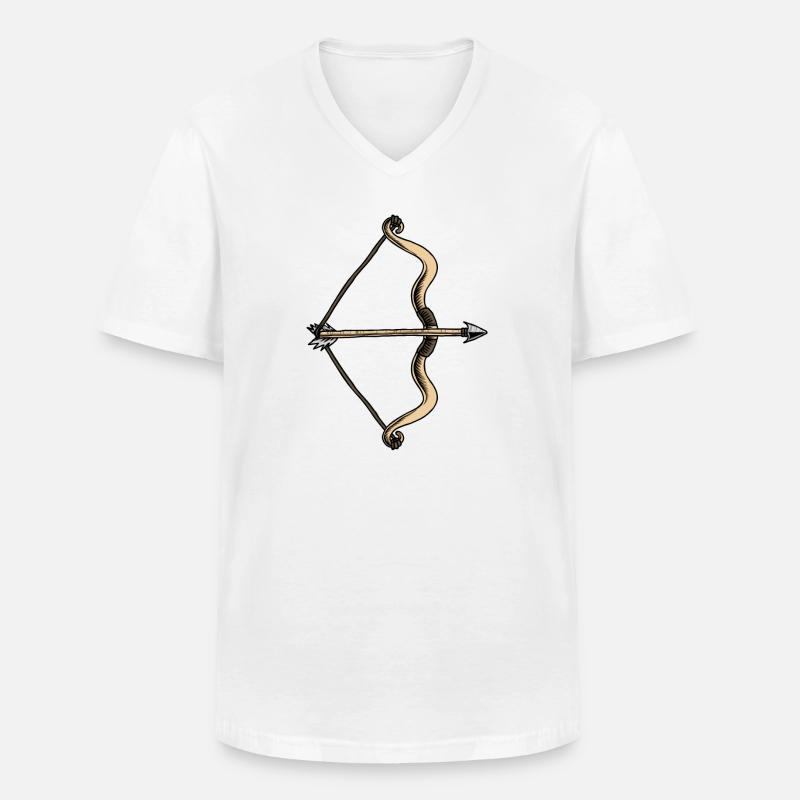 Sagittarius - Men's V-Neck T-Shirt - white
