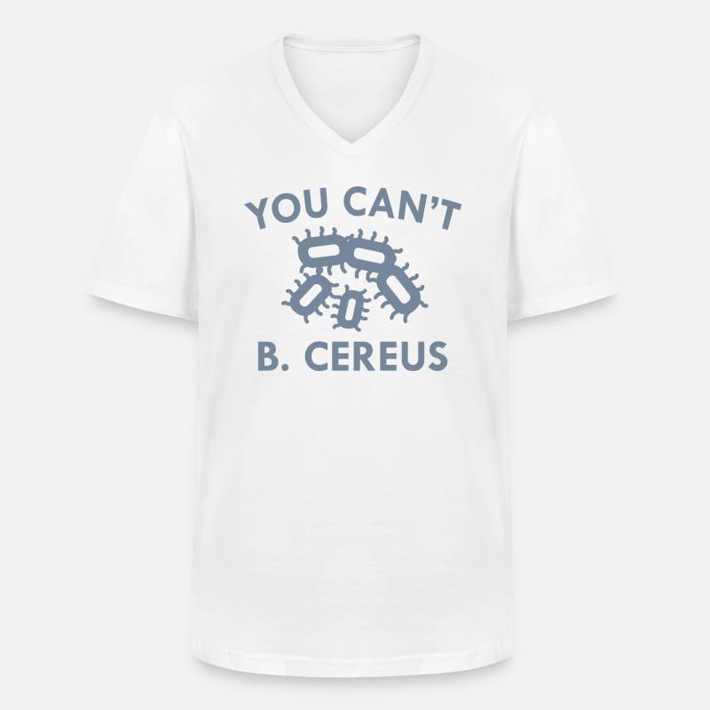 Sie können B. Cereus nicht - Männer-T-Shirt mit V-Ausschnitt - Weiß