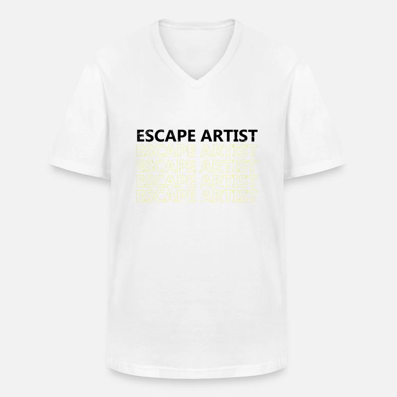 Lockpicking Lock Picking Aufsperrdienst Designs - Männer-T-Shirt mit V-Ausschnitt - Weiß