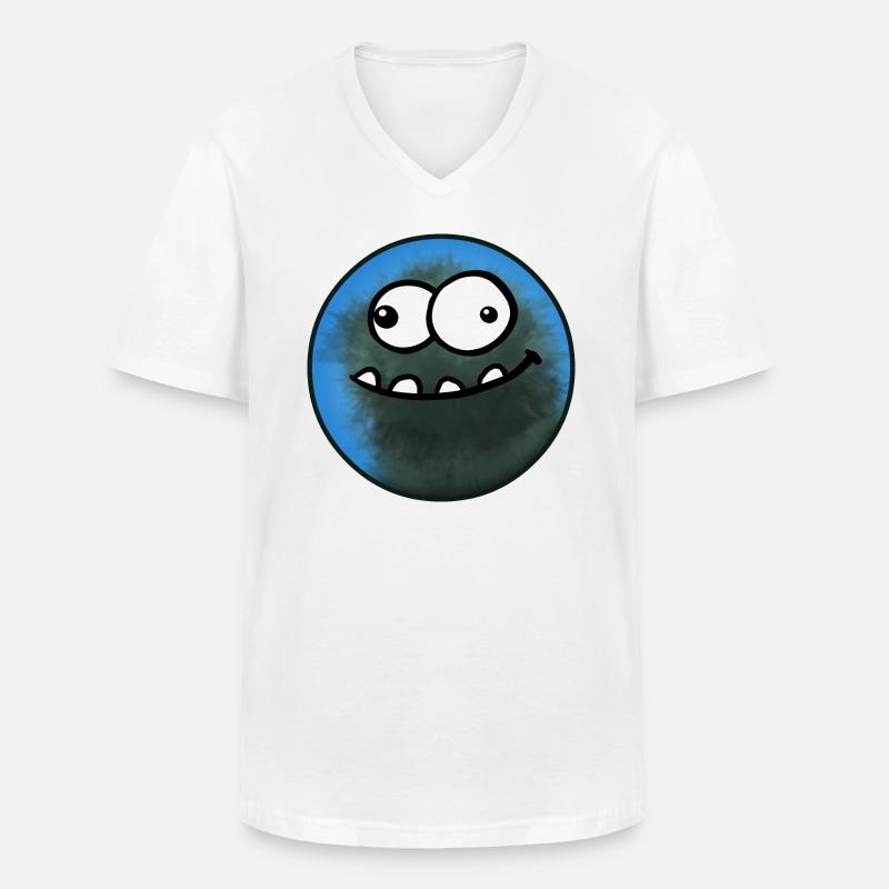El Flaco - Männer-T-Shirt mit V-Ausschnitt - Weiß