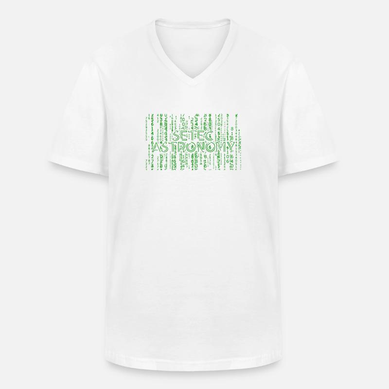 Setec Astronomy - Computerprogrammierung Codierung - Männer-T-Shirt mit V-Ausschnitt - Weiß