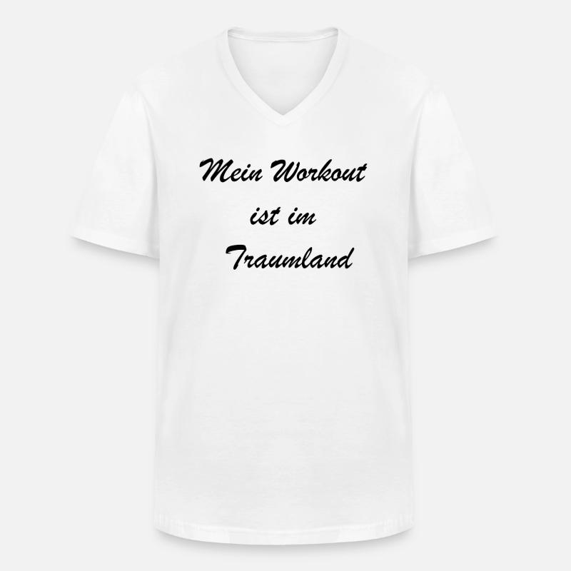 Traumhafte Erholung Geschenk - Männer-T-Shirt mit V-Ausschnitt - Weiß