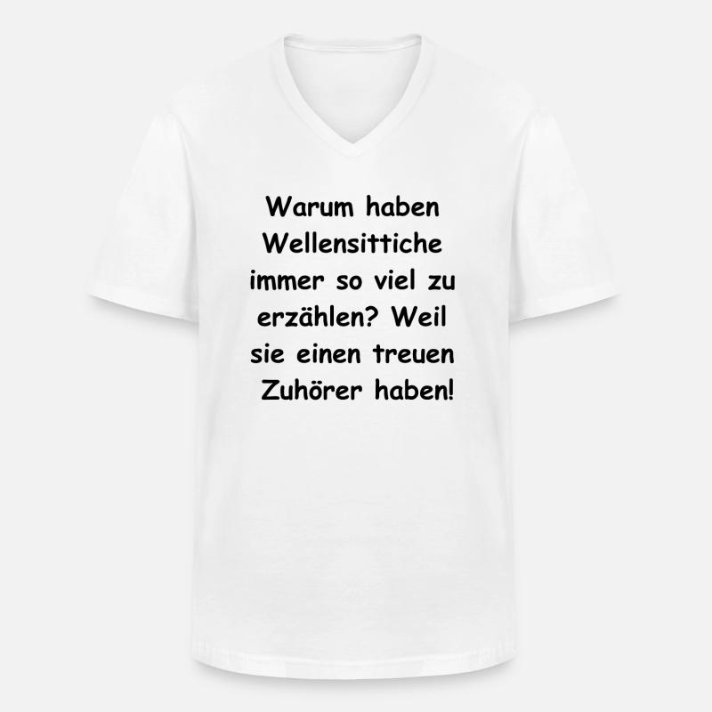 Der perfekte Geschenk-Begleiter - Männer-T-Shirt mit V-Ausschnitt - Weiß