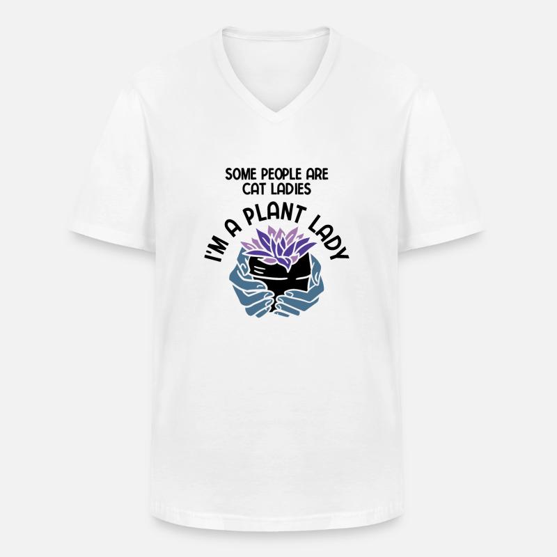 Landschaftsgärtner Hobbygärtner Gärtner - Männer-T-Shirt mit V-Ausschnitt - Weiß