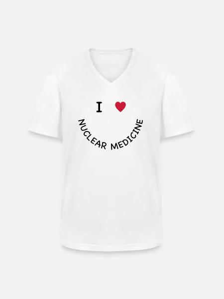 I love nuclear medicine - Men's V-Neck T-Shirt - white