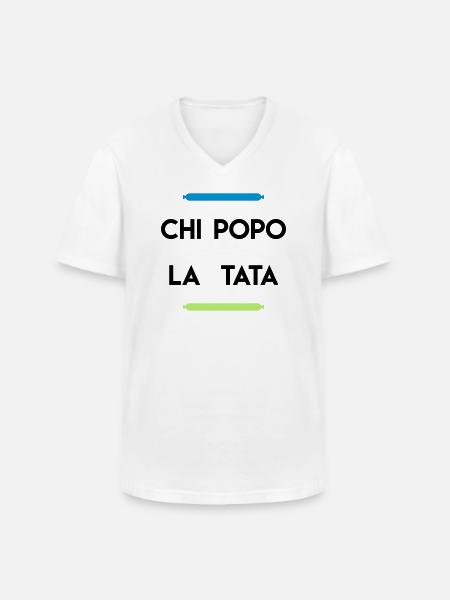 La chipolata - T-shirt col V Homme - blanc