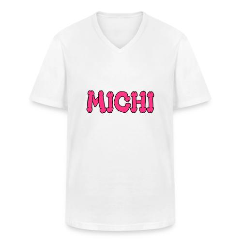 Michi - Männer-T-Shirt mit V-Ausschnitt