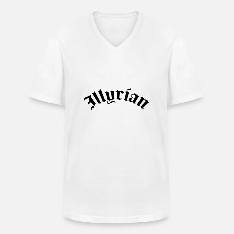 illyrian - Männer-T-Shirt mit V-Ausschnitt - Weiß