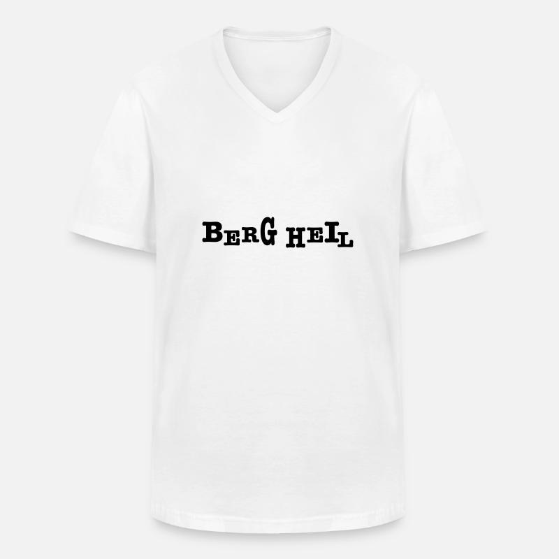 Berg heil - Männer-T-Shirt mit V-Ausschnitt - Weiß