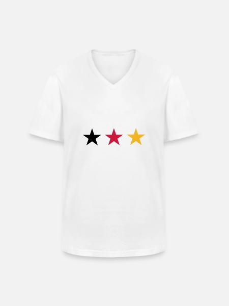 foot - T-shirt col V Homme - blanc