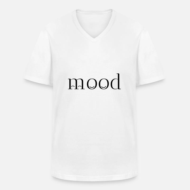 gute moralische Atmosphäre - Männer-T-Shirt mit V-Ausschnitt - Weiß