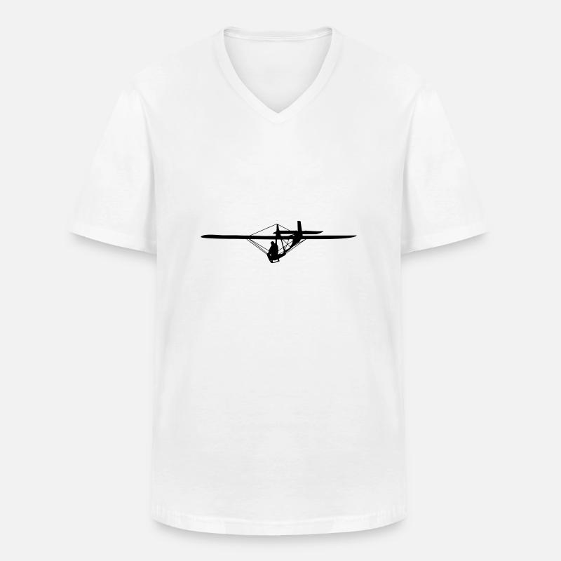 SG 38 - Männer-T-Shirt mit V-Ausschnitt - Weiß