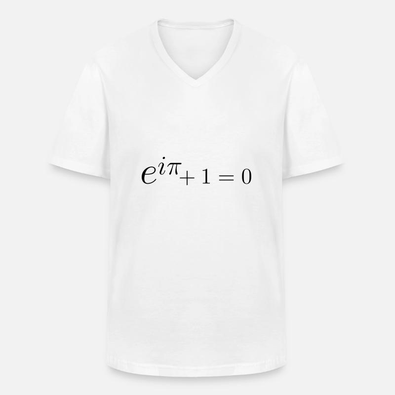 Euler Formel - Männer-T-Shirt mit V-Ausschnitt - Weiß