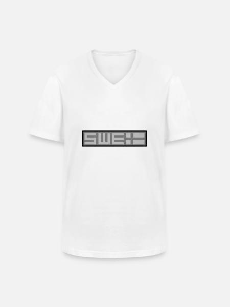 Swedish tactical - Men's V-Neck T-Shirt - white