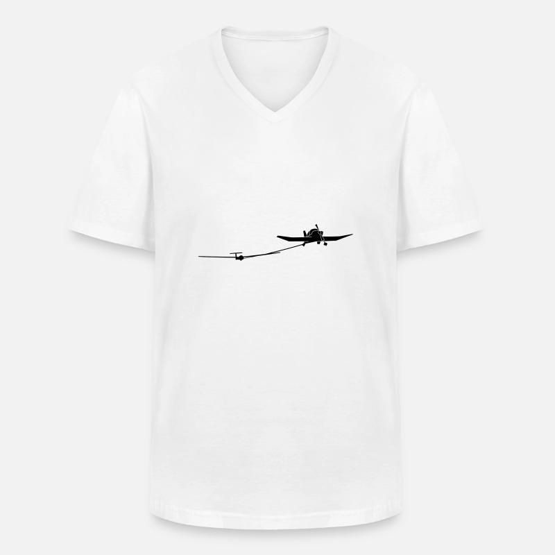 fschlepp dr400 Geschenk - Männer-T-Shirt mit V-Ausschnitt - Weiß
