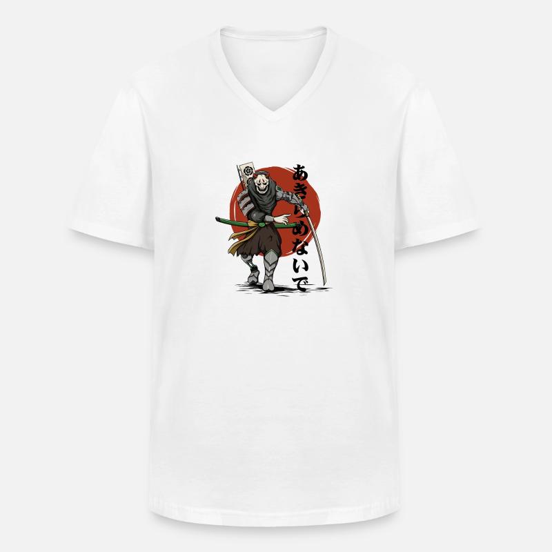 Amputierter Samurai (gOT it!) - Männer-T-Shirt mit V-Ausschnitt - Weiß