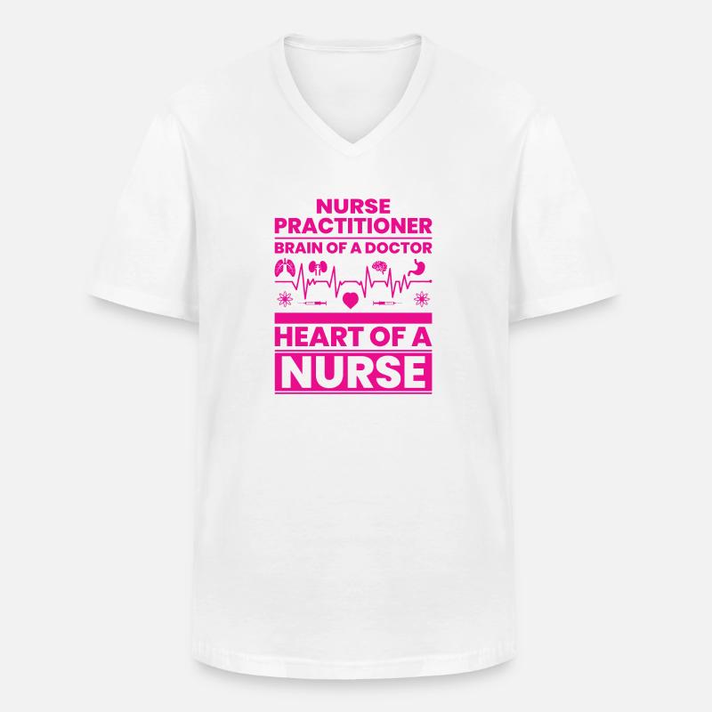 Lustiges Krankenschwestergeschenk Krankenschwester Geschenk - Männer-T-Shirt mit V-Ausschnitt - Weiß