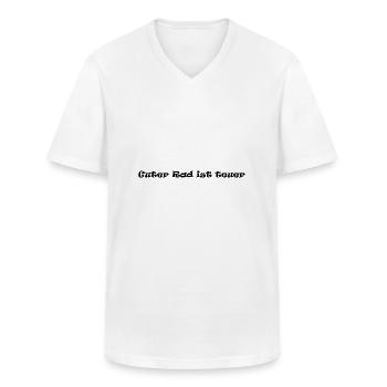 Guter Rad Ist Teuer - Männer-T-Shirt mit V-Ausschnitt - Weiß - Vorne - AI Model Male 185 light (185cm)