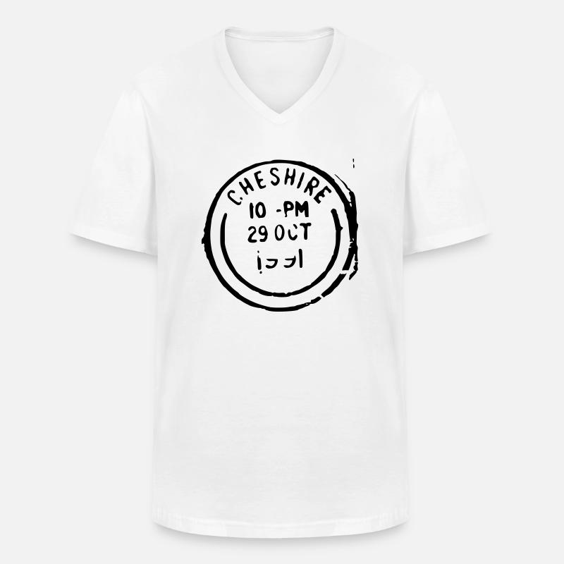 Post Geschenk Geschenkidee - Männer-T-Shirt mit V-Ausschnitt - Weiß