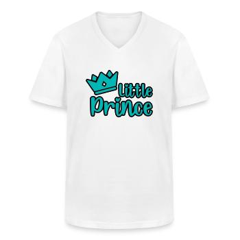 lt. prince - Männer-T-Shirt mit V-Ausschnitt - Weiß - Vorne - AI Model Male 185 light (185cm)