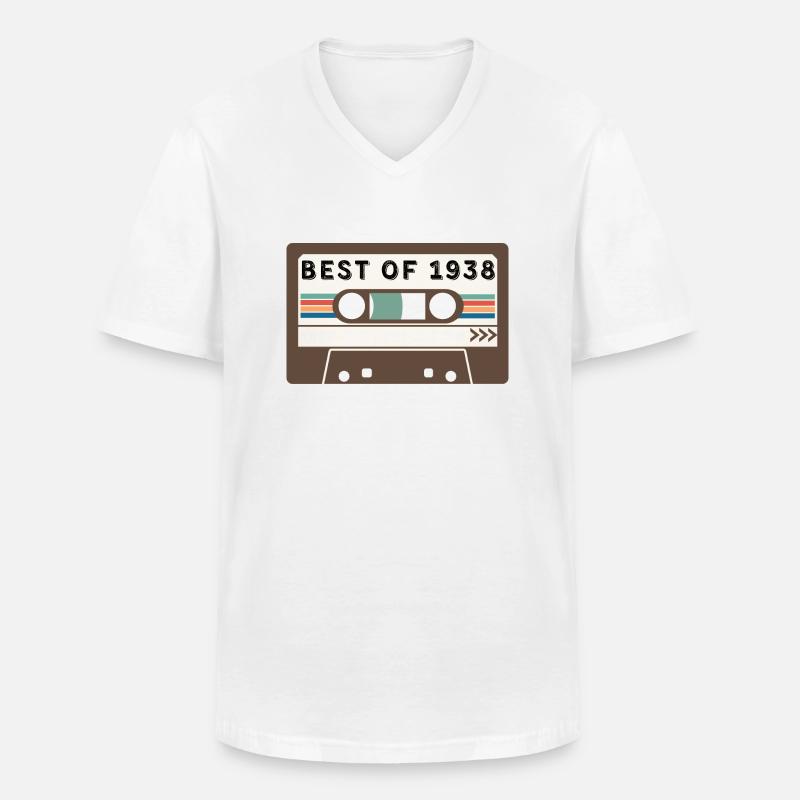 Das Beste von 1938 - Männer-T-Shirt mit V-Ausschnitt - Weiß