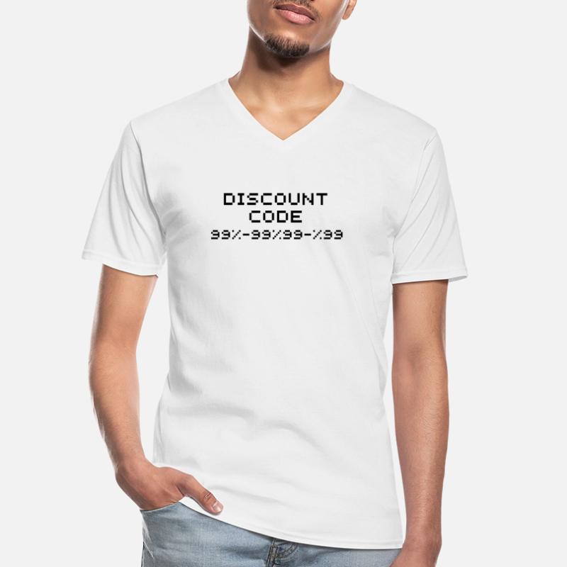 Code de réduction/code de rabais 99 T-shirt col V Homme