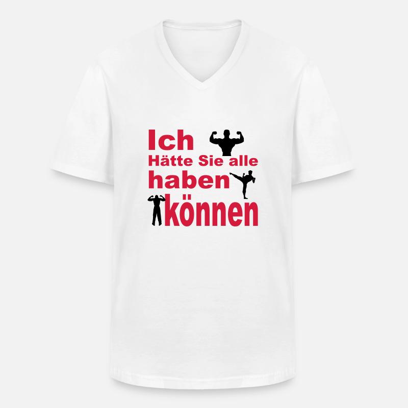 junggesellenabschied - Männer-T-Shirt mit V-Ausschnitt - Weiß