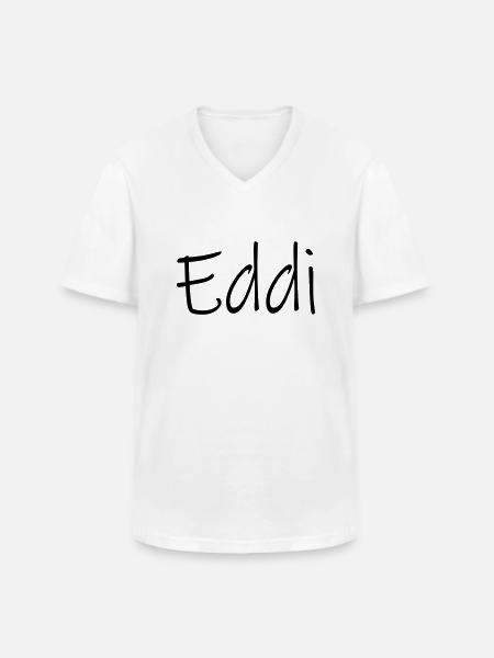 Eddi - T-shirt col V Homme - blanc
