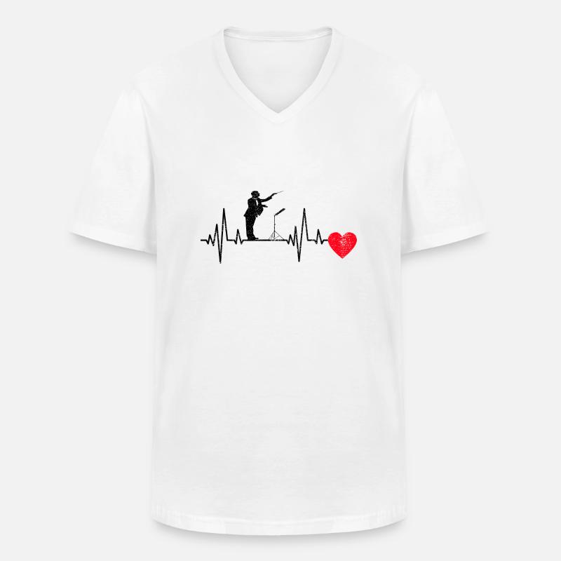Dirigenten Geschenk Dirigieren Musik Dirigent - Männer-T-Shirt mit V-Ausschnitt - Weiß