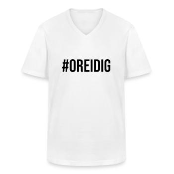 Oraidig bayrischer Ausdruck - Männer-T-Shirt mit V-Ausschnitt - Weiß - Vorne - AI Model Male 185 light (185cm)