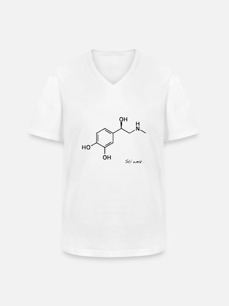 Adrénaline - T-shirt col V Homme - blanc