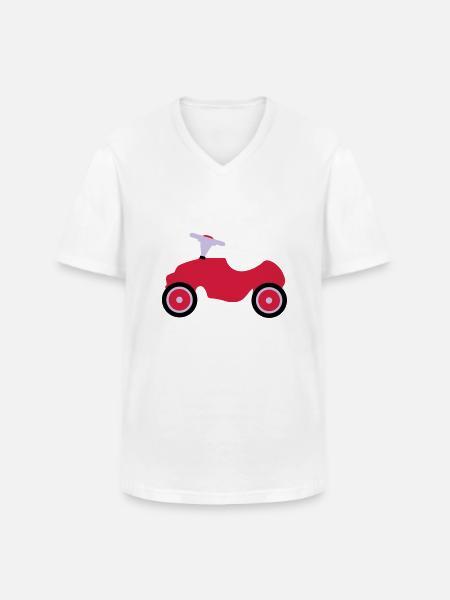 Spielzeug Auto - Männer-T-Shirt mit V-Ausschnitt - Weiß