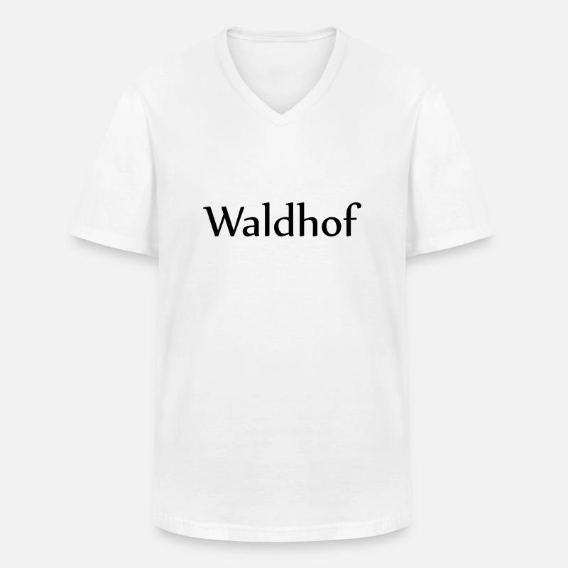 Mannheim Monnem Mannheimat - Männer-T-Shirt mit V-Ausschnitt - Weiß