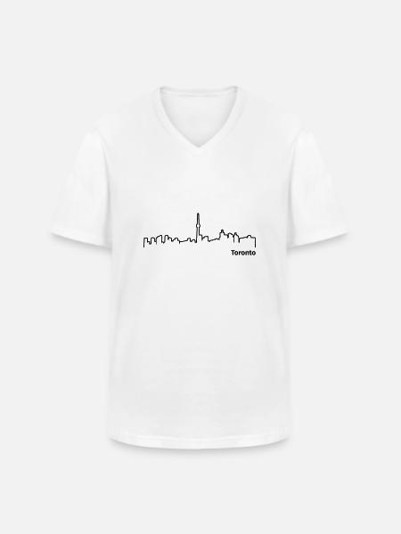 Toronto - Men's V-Neck T-Shirt - white