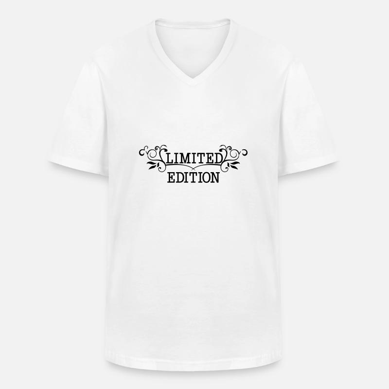 limited_edition_2 - Männer-T-Shirt mit V-Ausschnitt - Weiß