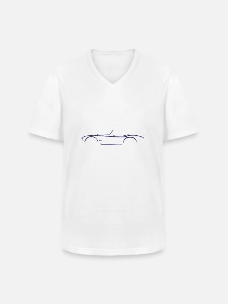Shelby AC Cobra Sketch - Men's V-Neck T-Shirt - white