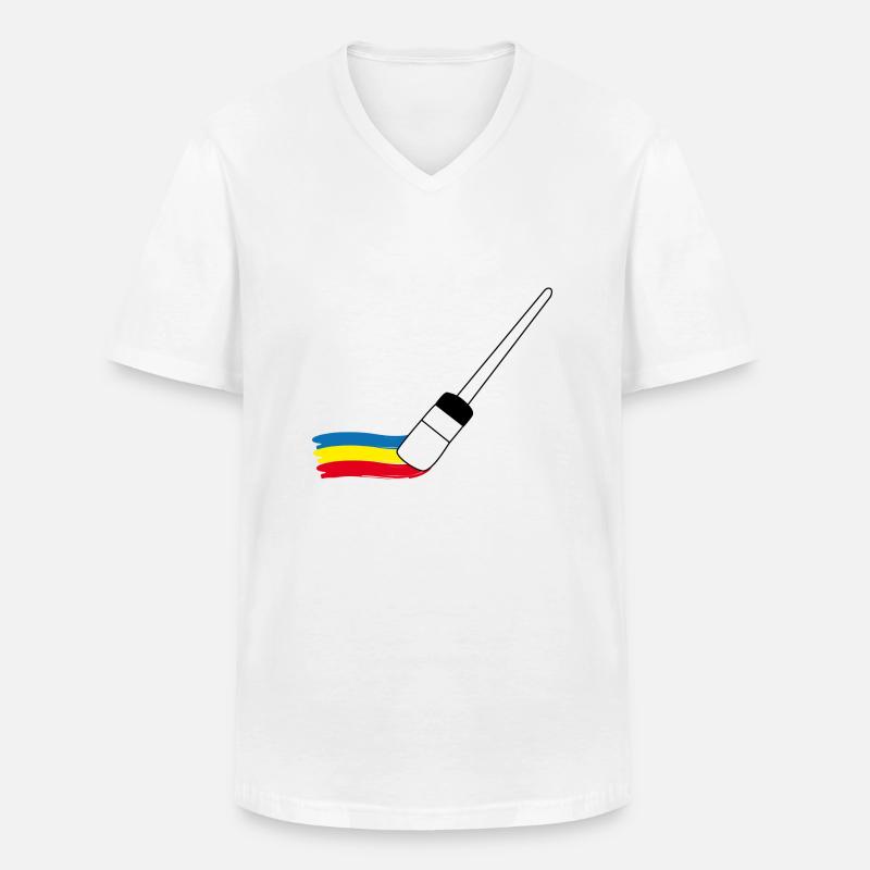 Painter | Painter | Painter painter - Men's V-Neck T-Shirt - white