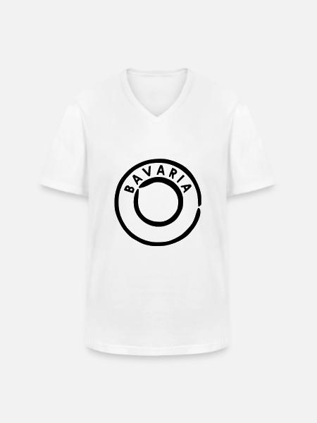 Bavaria - Men's V-Neck T-Shirt - white