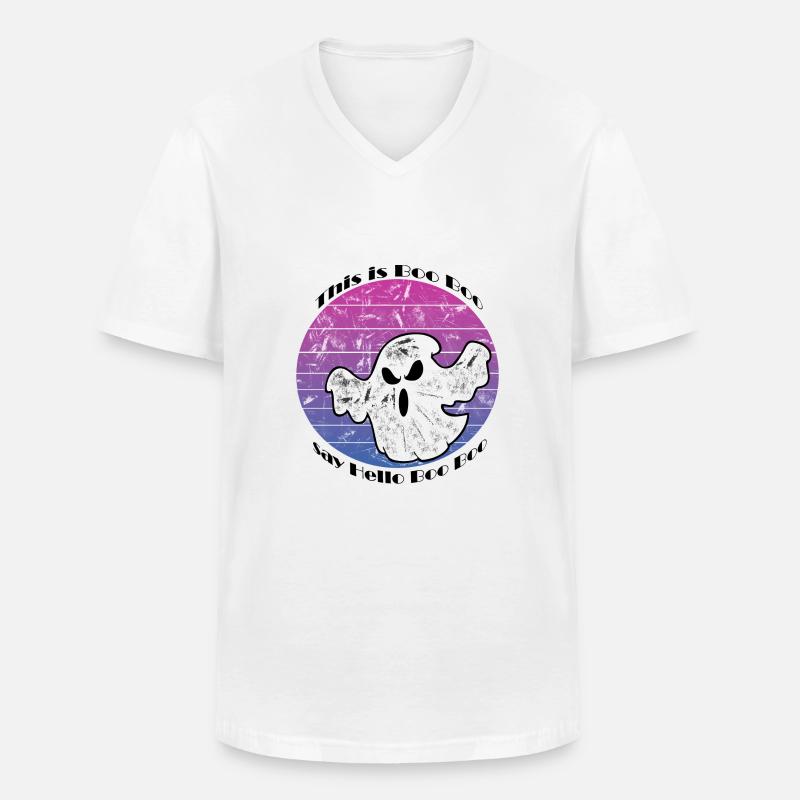 This is Boo Boo - Männer-T-Shirt mit V-Ausschnitt - Weiß