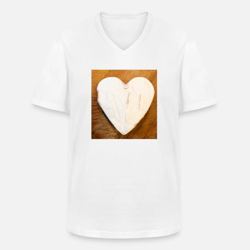 neufchatel - T-shirt col V Homme - blanc