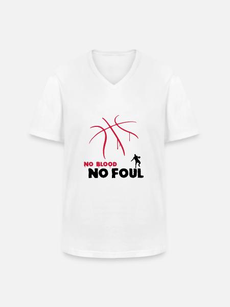 Basketball - Men's V-Neck T-Shirt - white