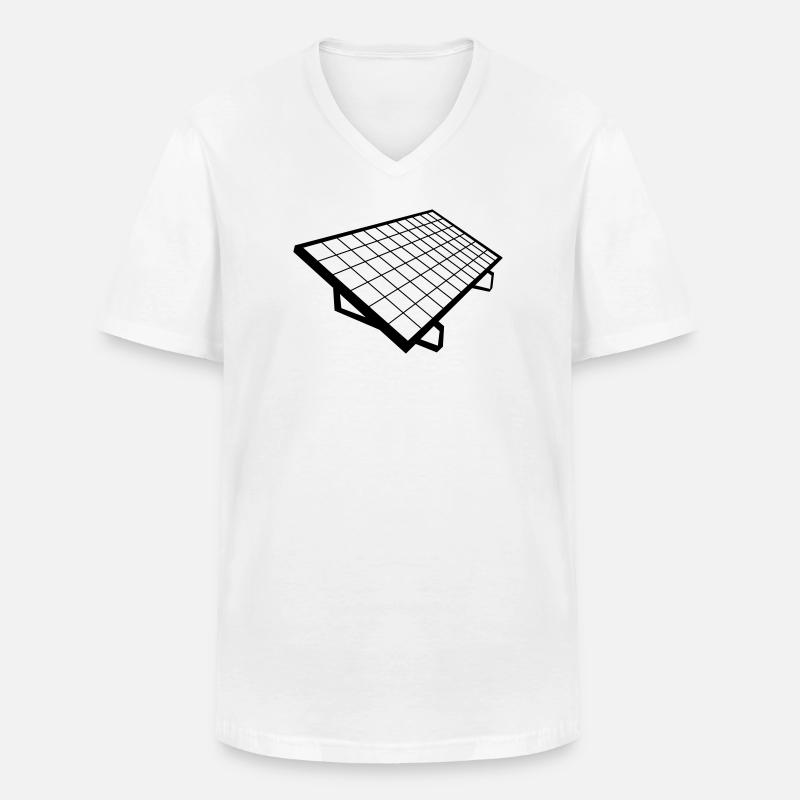 solar panel Solar System - Men's V-Neck T-Shirt - white