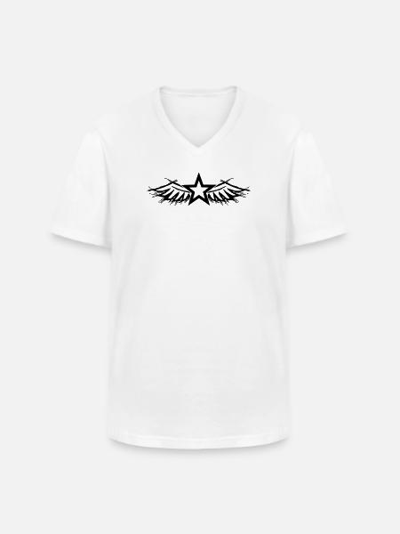 Design fehlt – bitte hochladen - Männer-T-Shirt mit V-Ausschnitt - Weiß
