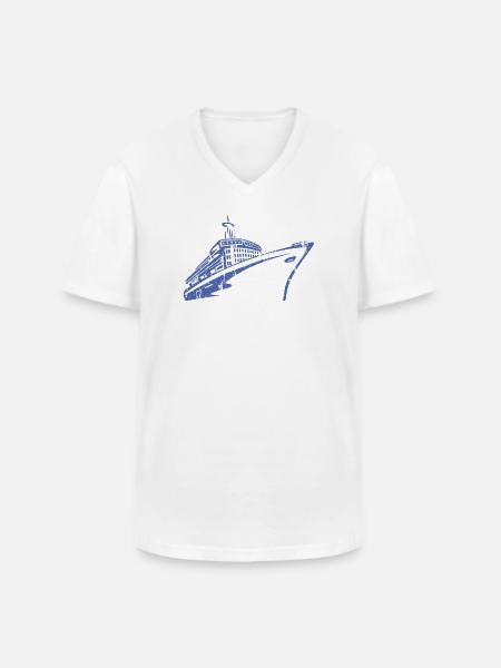 Cruise Ship Cruise Ship Luxury - Men's V-Neck T-Shirt - white