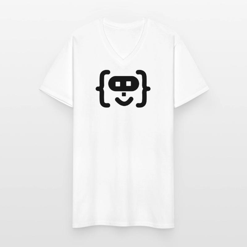 Männer-T-Shirt mit V-Ausschnitt
