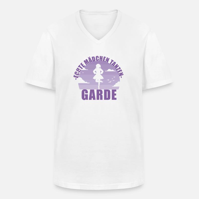 Garde Fasching Karneval Tanzen Geschenk - Männer-T-Shirt mit V-Ausschnitt - Weiß