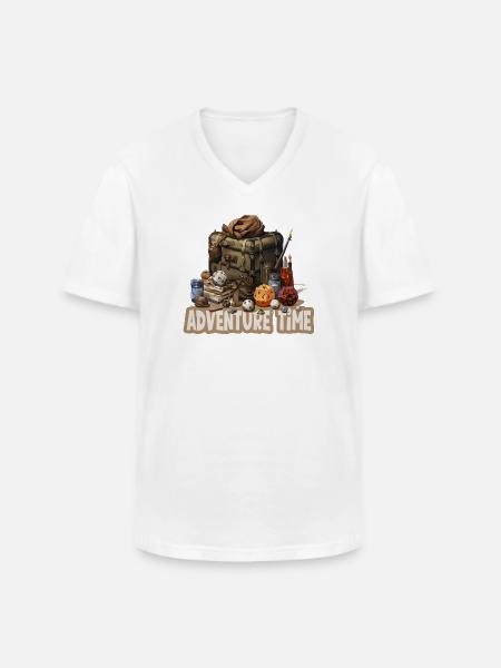 Rollenspiel Abenteuerzeit Fantasyausrüstung - Männer-T-Shirt mit V-Ausschnitt - Weiß